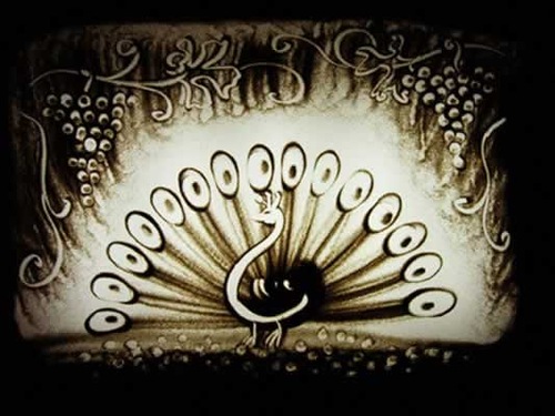 500x375 Beauty Will Save, Viola, Beauty In Everything - Sand Art Painting