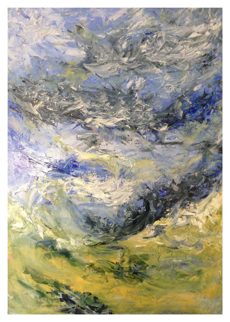770x1078 Saatchi Art Sand Dunes And Sea Painting By Bronwyn Bain - Sand Dunes Painting