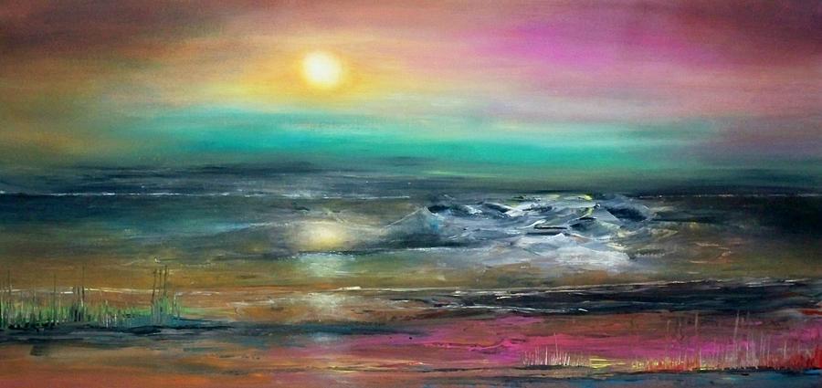 900x425 Sand Dunes Painting By Maximo Pizarro - Sand Dunes Painting