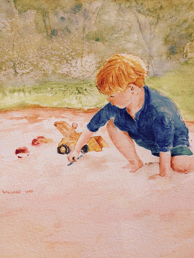 675x900 The Sandbox Painting By Anna Willard - Sandbox Painting