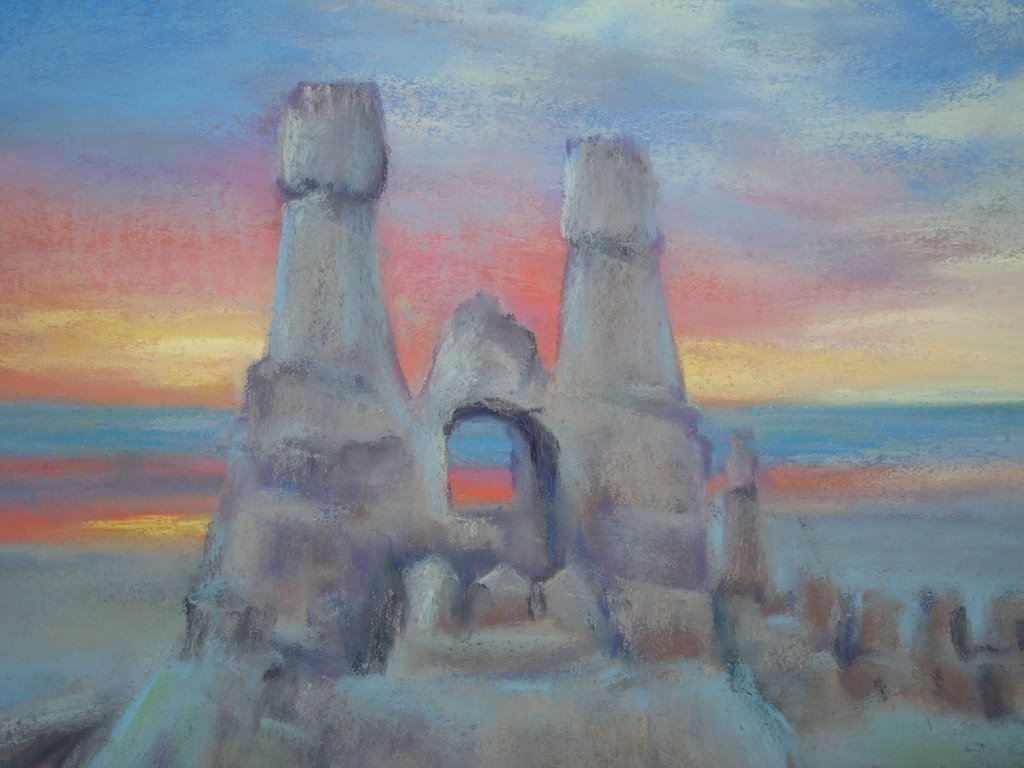 1024x768 Painting My World March 2006 - Sandcastle Painting