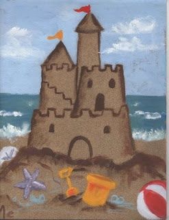 247x320 Sandcastle Painting Sip And Paint - Sandcastle Painting
