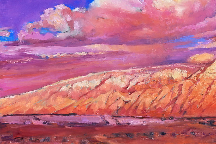 Sandia Mountains Painting at PaintingValley.com | Explore collection of ...