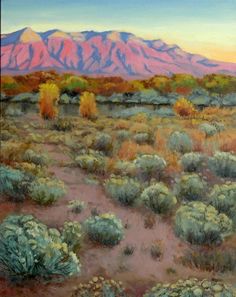 236x297 Painting In The Mountains The Louise Mountains From Laggan - Sandia Mountains Painting