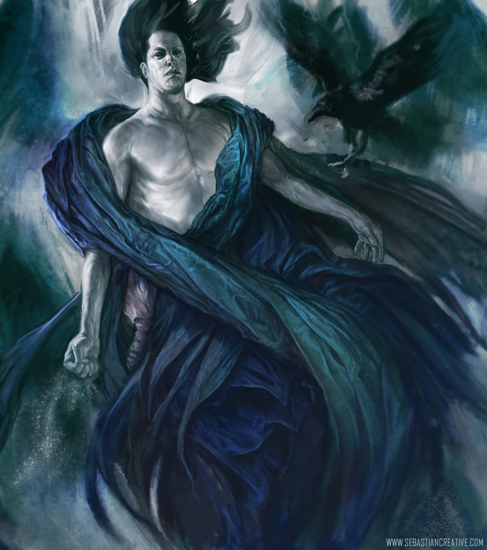 708x800 Sandman Sebastian Creative - Sandman Painting