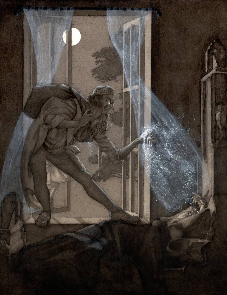 770x1001 Saatchi Art Mr. Sandman Painting By Kievan Havens - Sandman Painting