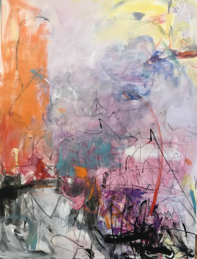 770x1013 Saatchi Art Driving With The Windows Down Painting By Sandy Welch - Sandy Painting