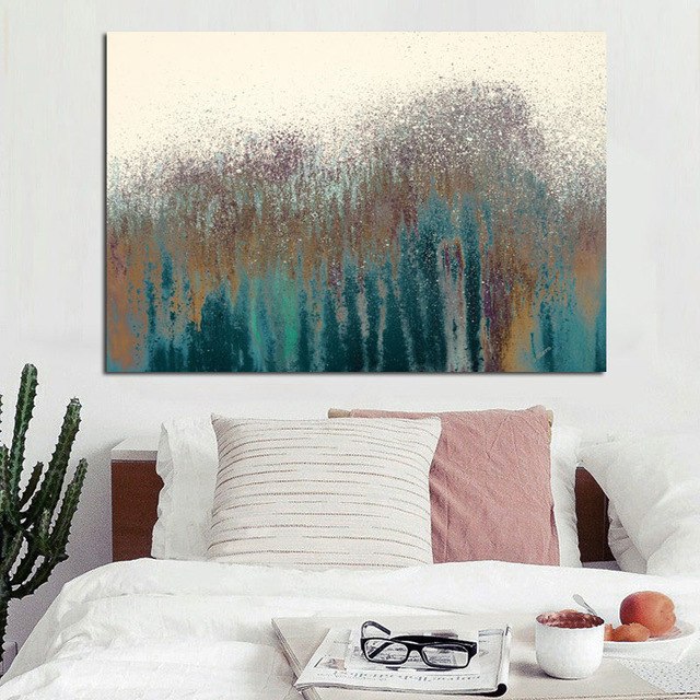 640x640 Hd Print Modern Abstract Sea Wave Sandy Oil Painting On Canvas - Sandy Painting