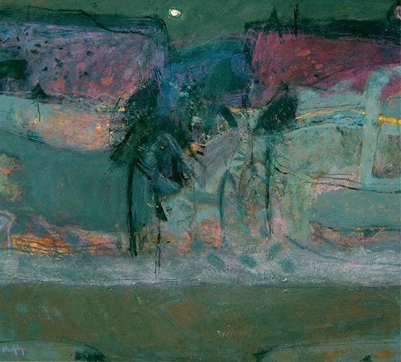 575x518 Hillside, Evening' - Sandy Painting