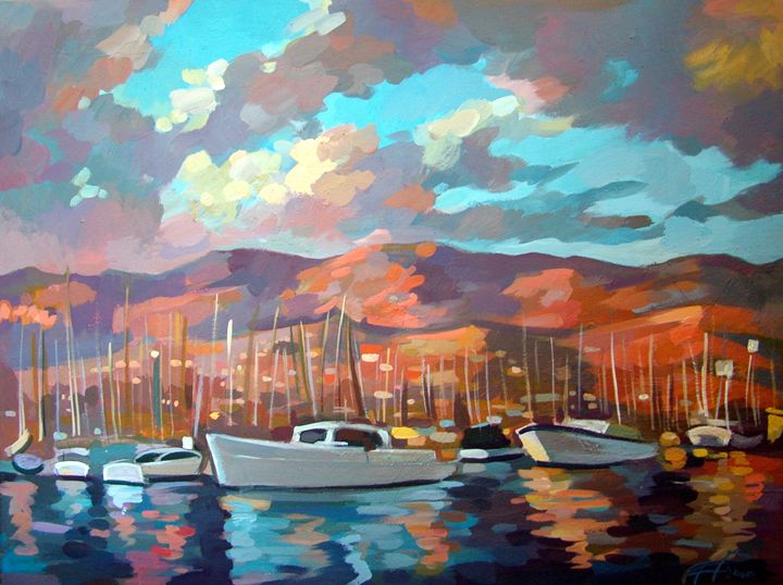 720x538 Santa Barbara Marina - Santa Barbara Painting