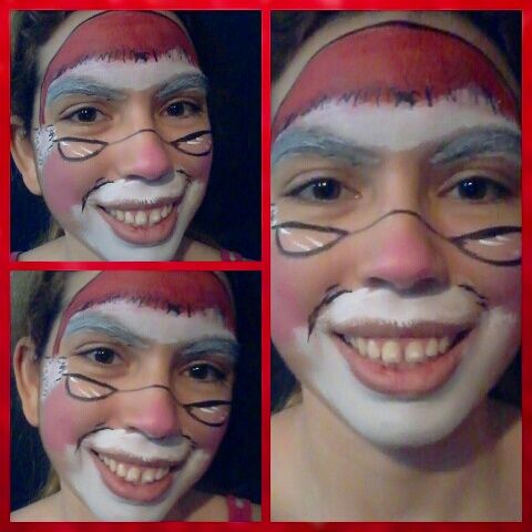 480x480 Santa Claus Face Paint 6 Steps - Santa Claus Face Painting