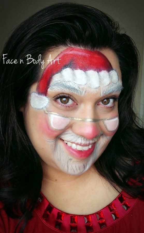 556x900 Shawna D. Make Up Fotd Santa Claus Face Painting - Santa Claus Face Painting