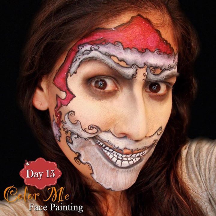 720x720 The 18 Best A Pinch Of Wonderful Face Painting By Lisa Morales - Santa Claus Face Painting
