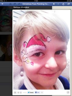 236x314 Christmas Face Paint - Santa Claus Face Painting