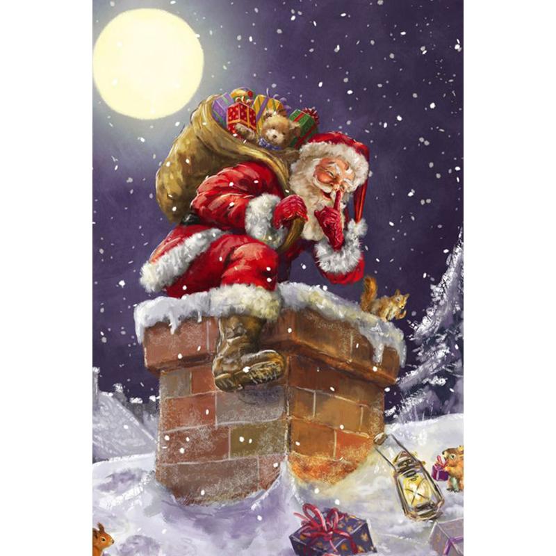 800x800 Online Cheap Santa Claus 100% Full Drill Diamond Painting Diamond - Santa Claus Painting