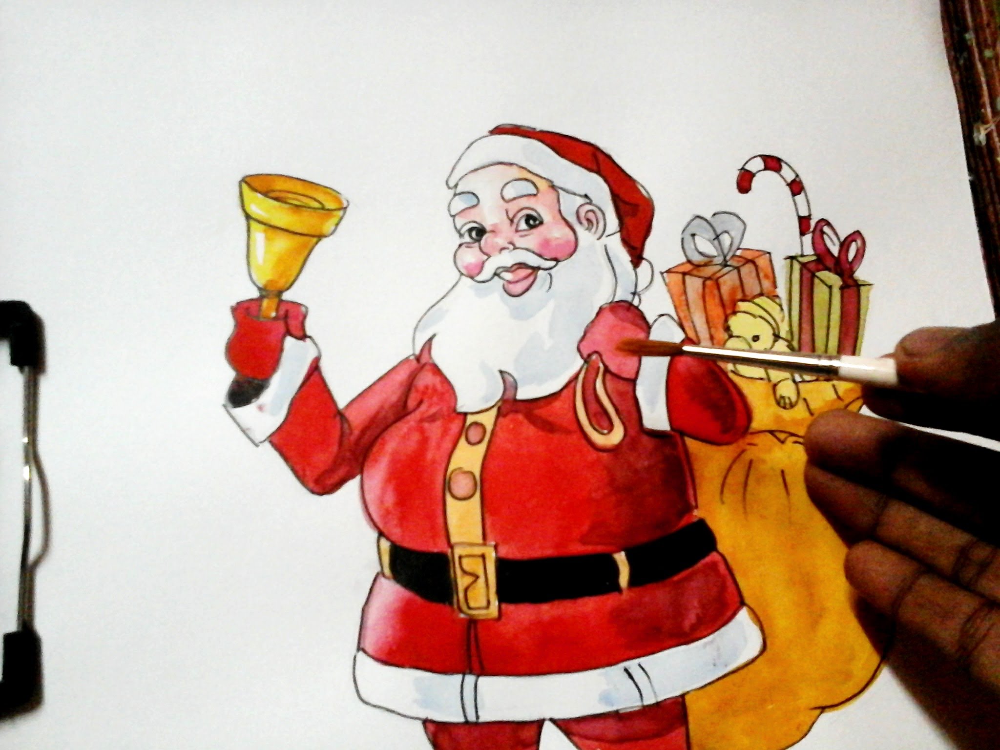 2048x1536 Santa Clause Painting Making , Christmas Special - Santa Claus Painting