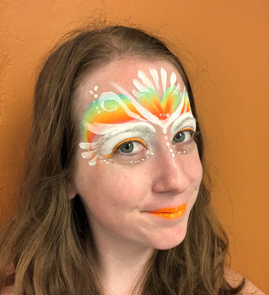 549x600 Hannah's Face Painting - Santa Face Painting