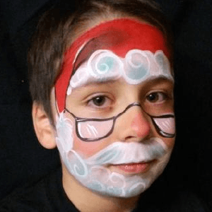 300x300 Santa Claus Is Coming To Town By Melissa Perez - Santa Face Painting