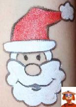 155x218 The Top 100 Cheek Art Photos On The Snazaroo Site For Billie - Santa Face Painting