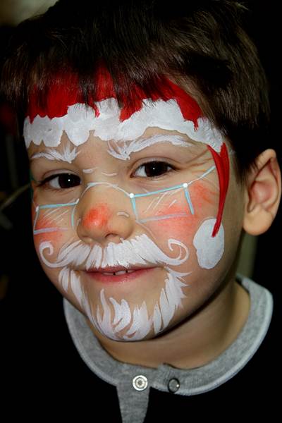 400x600 Face Painters Hire Essex, London Amp Uk Face Painting - Santa Face Painting