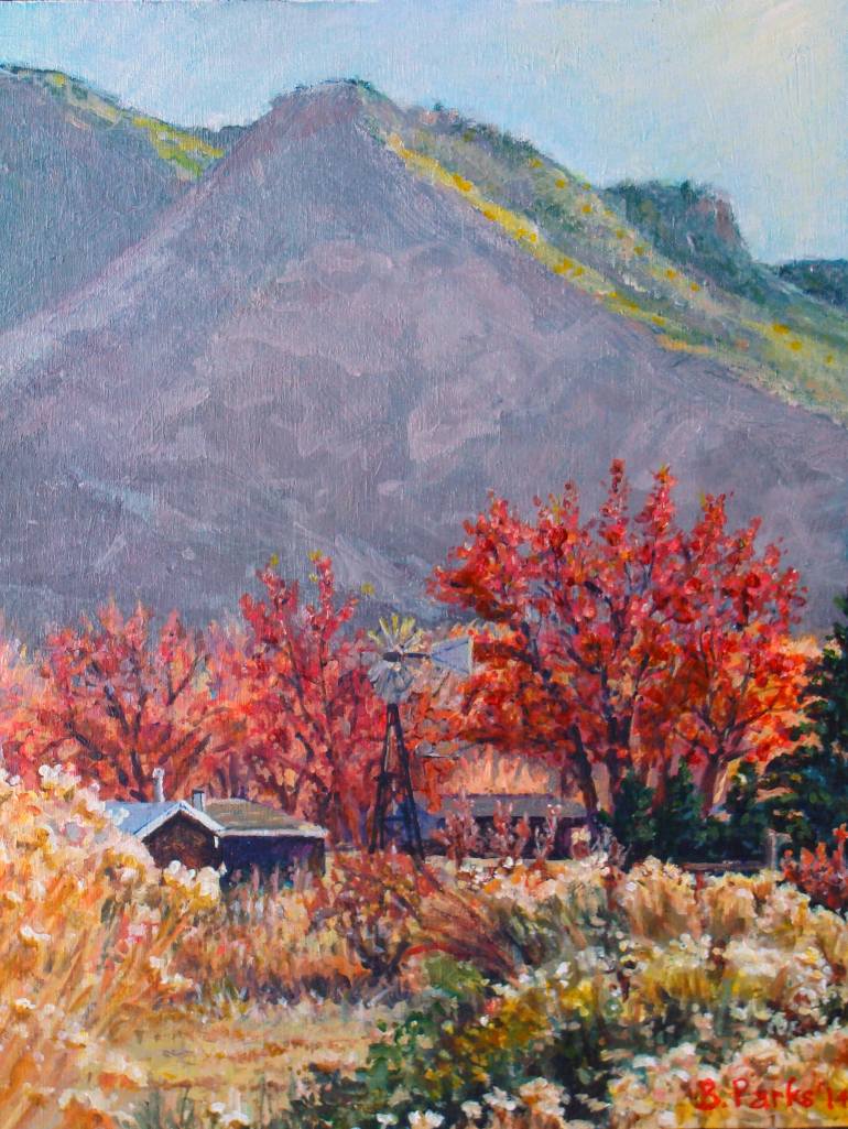 770x1025 Saatchi Art Near Santa Fe Painting By Barry Parks - Santa Fe Painting