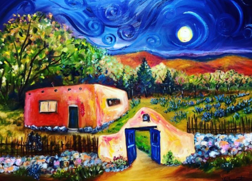837x604 Sandy Vaillancourt - Santa Fe Painting