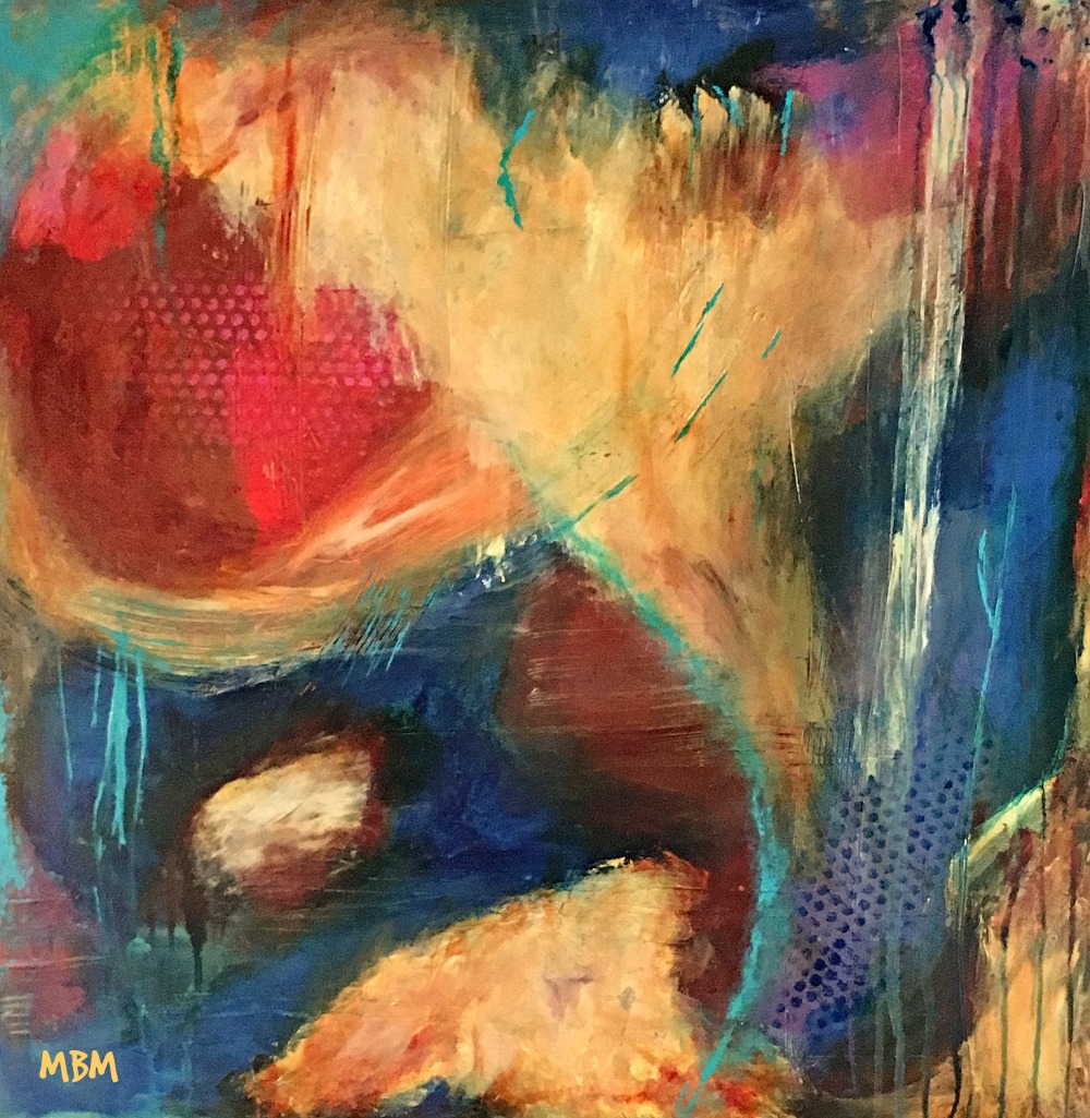 1000x1025 Santa Fe Dream, Acrylic On Canvas Mary Mirabal Art - Santa Fe Painting