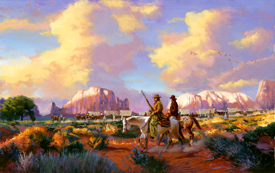 900x569 Jim Carson Studio - Santa Fe Painting