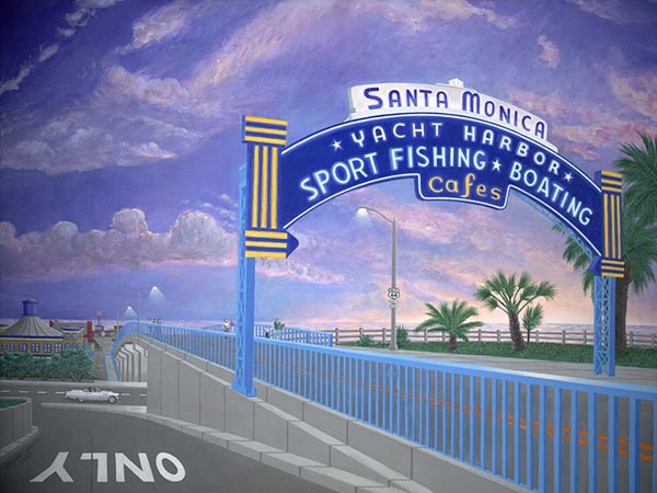600x450 Santa Monica Only, Santa Monica, California - Santa Monica Painting