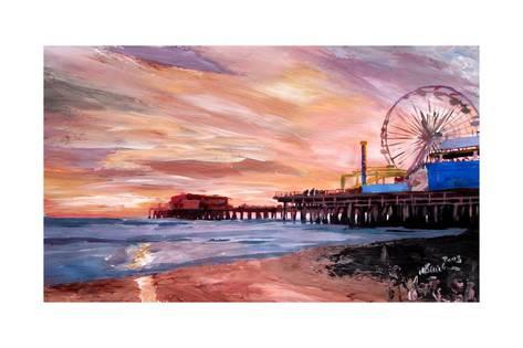 473x315 Santa Monica Pier - Santa Monica Pier Painting