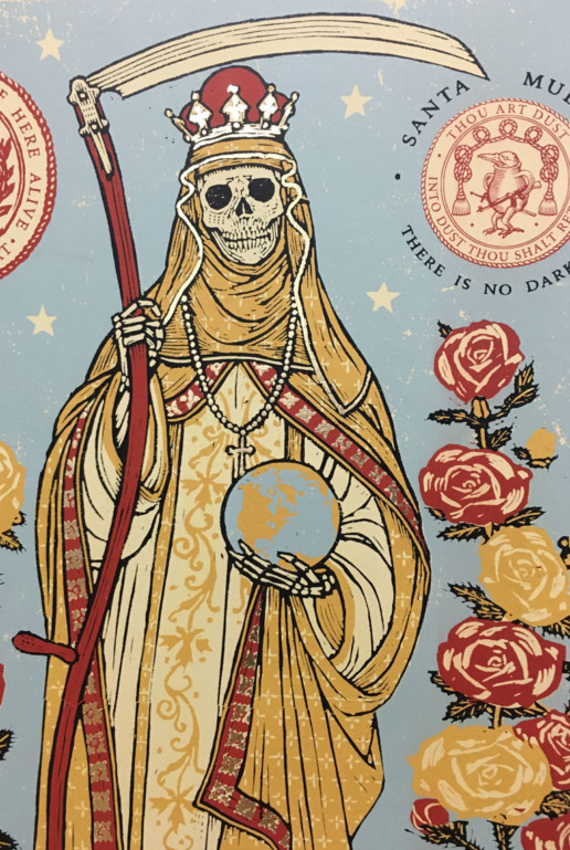 516x769 Ravi Zupa Black Book Gallery - Santa Muerte Painting