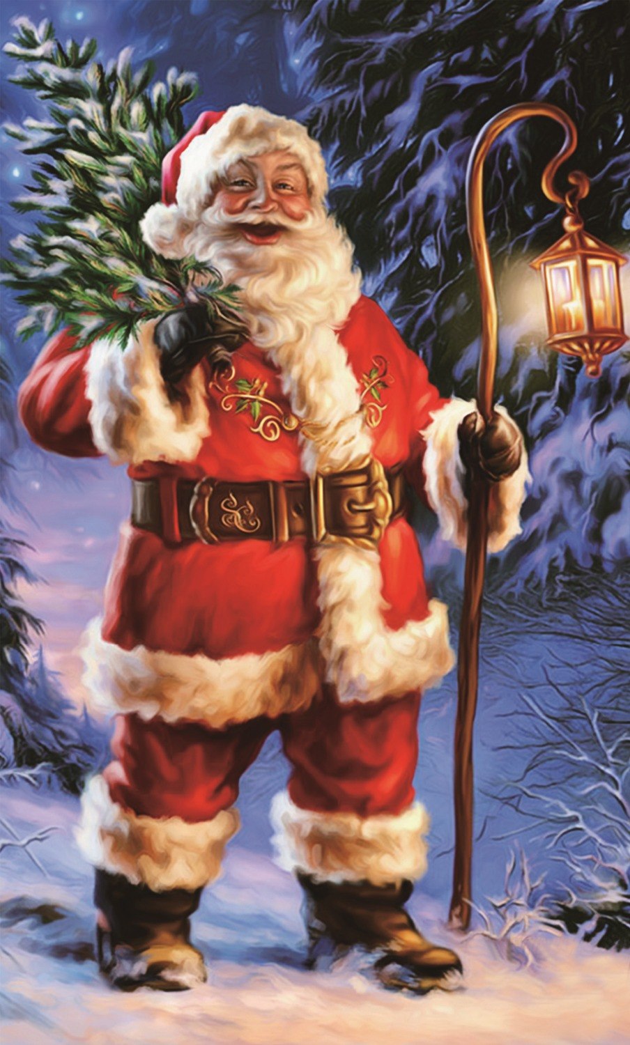 904x1500 Diy Diamond Painting Christmas Santa Claus Mosaic Painting - Santa Painting