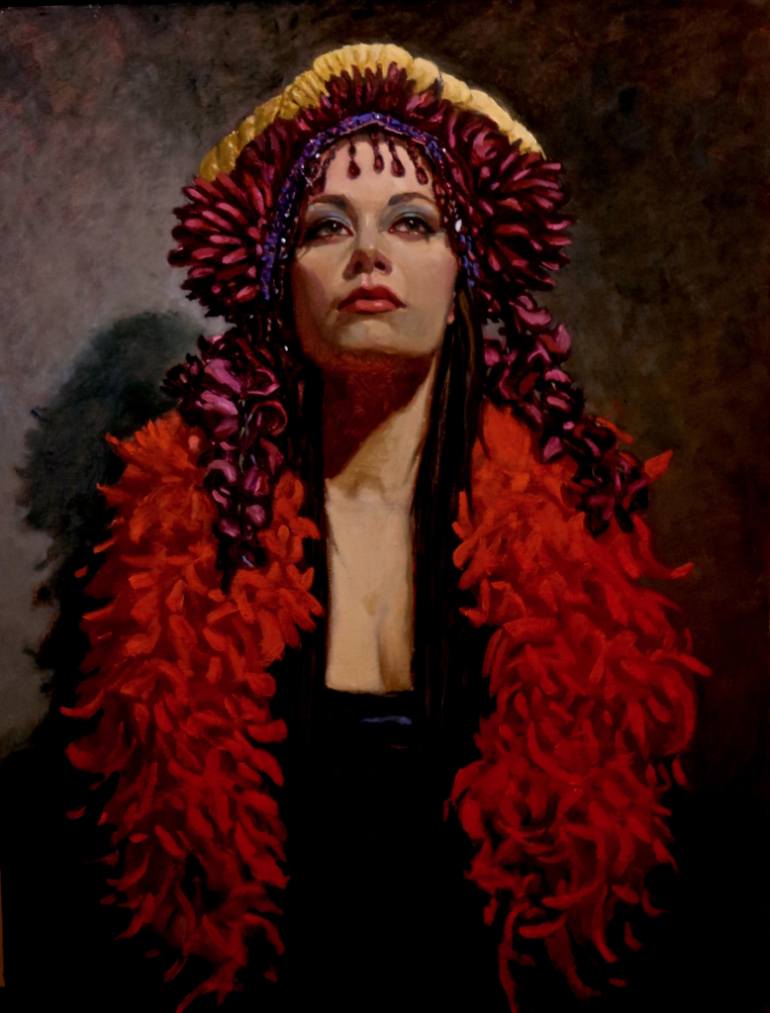 770x1013 Saatchi Art Sarah Painting By Michael Foulkrod - Sarah Painting