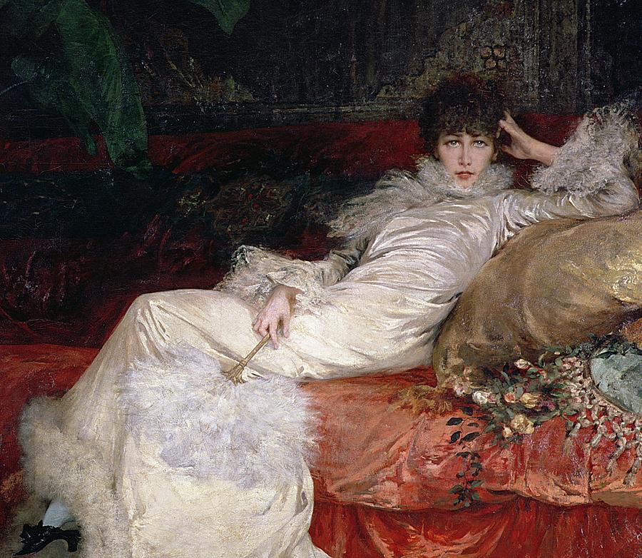 900x782 Sarah Bernhardt Painting By Georges Clairin - Sarah Painting