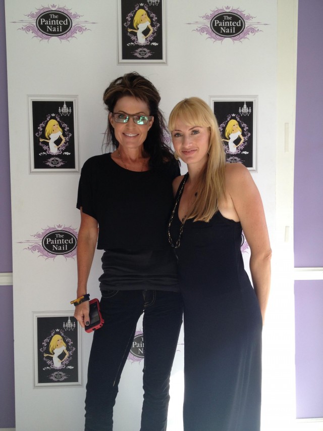 640x853 Sarah Palin Painted Nail - Sarah Palin Painting