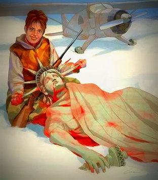 312x356 Montreal Simon Sarah Palin And The Con Redneck Road To Ruin - Sarah Palin Painting