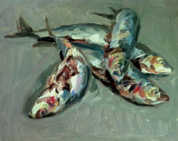 571x454 Sardines' - Sardines Painting