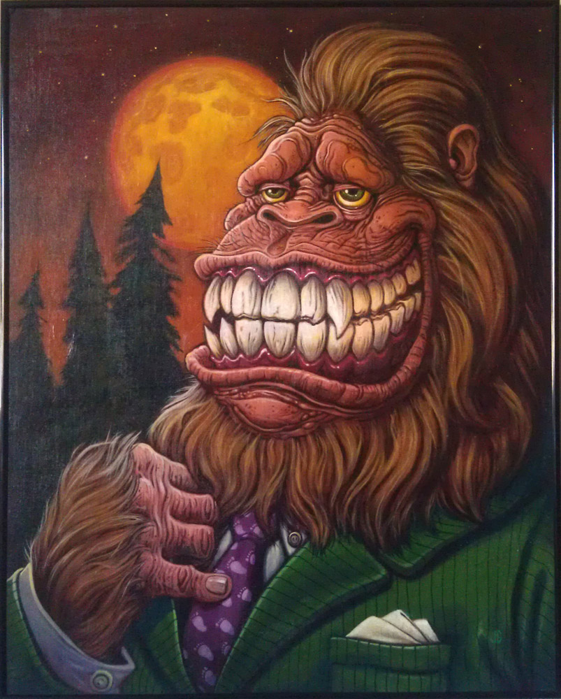 Sasquatch Painting At Explore Collection Of