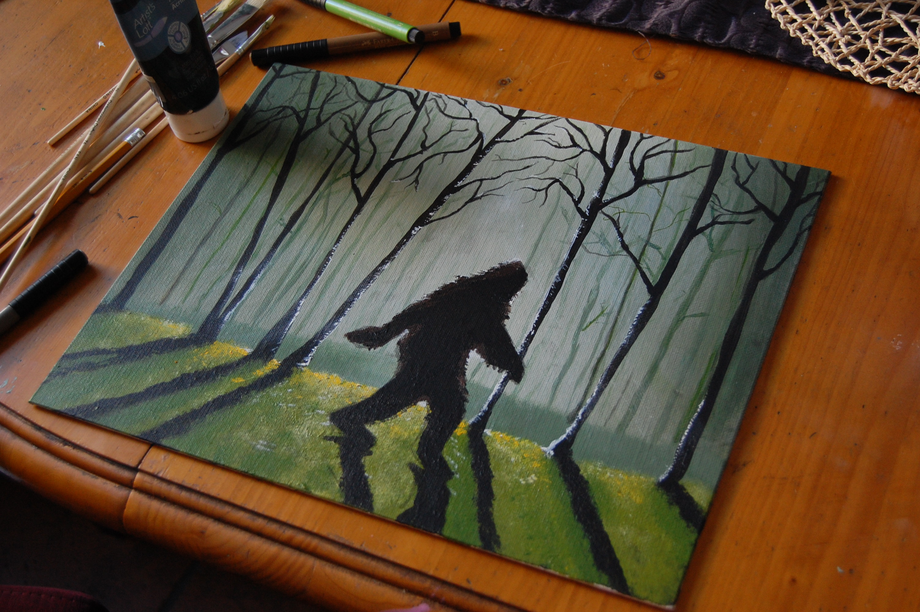 3008x2000 Road Trip! Day 5 Hanging Out In Missoula - Sasquatch Painting