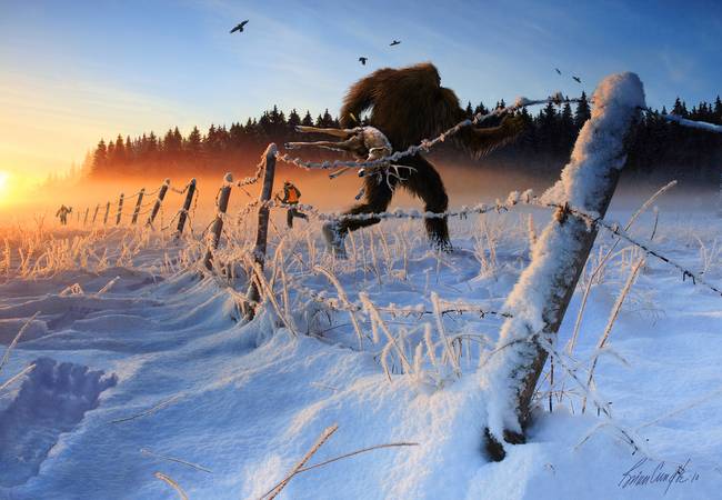 650x450 Stunning Sasquatch Artwork For Sale On Fine Art Prints - Sasquatch Painting