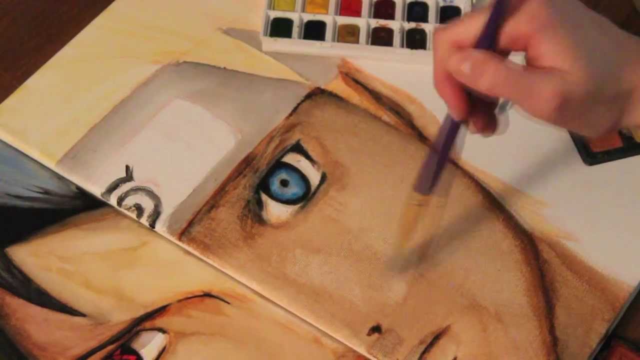 1280x720 Sasuke Amp Naruto - Sasuke Painting
