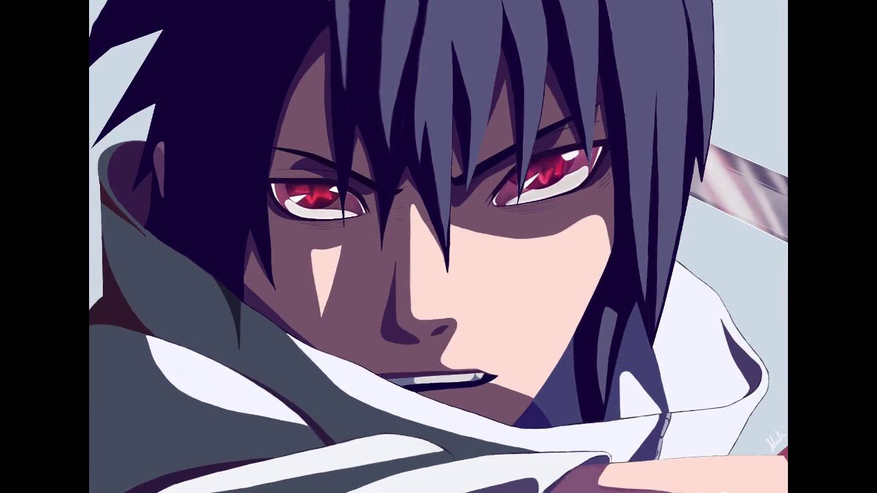 1280x720 Uchiha Sasuke Speed Painting - Sasuke Painting