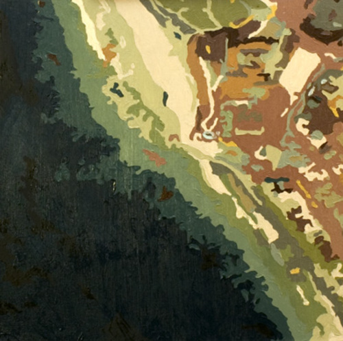 500x497 In My Studio Satellite - Satellite Painting