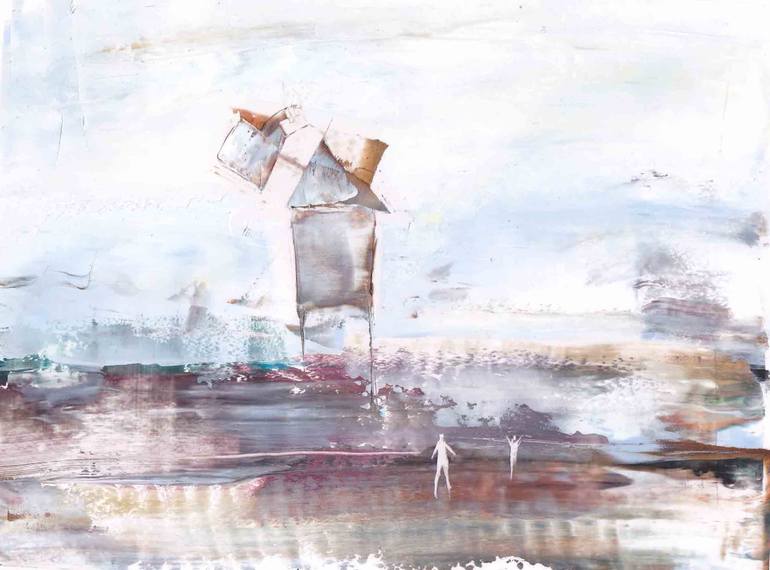 770x570 Saatchi Art House And His Satellite Painting By Mark Kozyrev - Satellite Painting