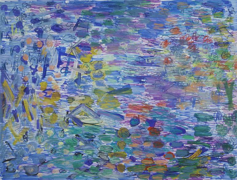 770x585 Saatchi Art Satellite. Painting By - Satellite Painting