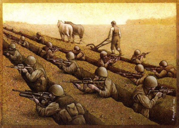 605x431 Satirical Art Pawel Kuczynski 26 123 Inspiration - Satirical Painting