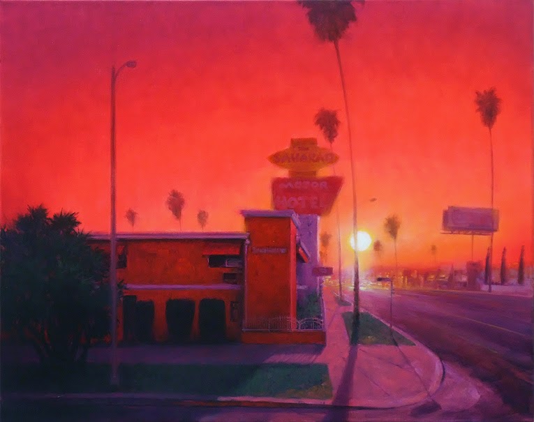 765x605 Mark Harrison's Art Blog Saharan Sunset - Saturation Painting