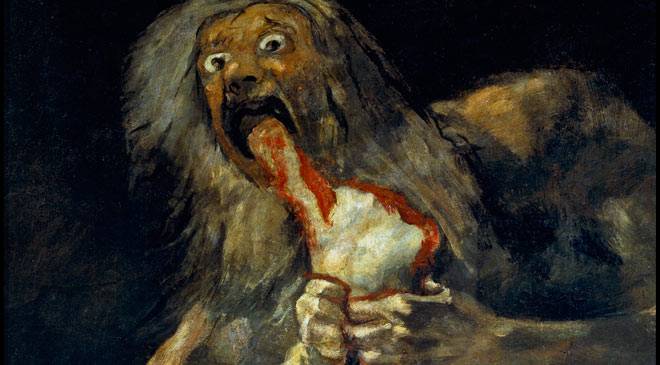 660x365 Saturn Devouring His Son, Prado Museum, Madrid - Saturn Devouring His Son Painting