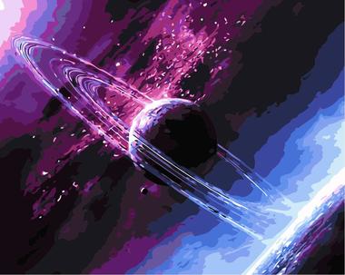 380x303 Painting By Numbers 40x50cm - Saturn Painting