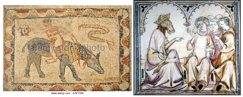 821x330 Merry Saturnalia The Two Faces Of Christmas Neil Hague - Saturnalia Painting